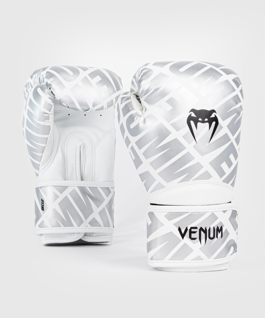 venum contender 1.5 xt キッズ ボクシンググローブ - ホワイトシルバー