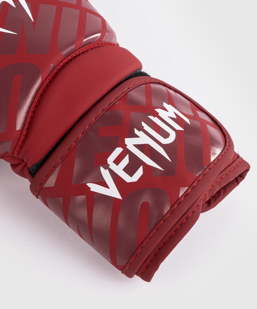 venum contender 1.5 xt キッズ ボクシンググローブ - ホワイト-バーガンディ